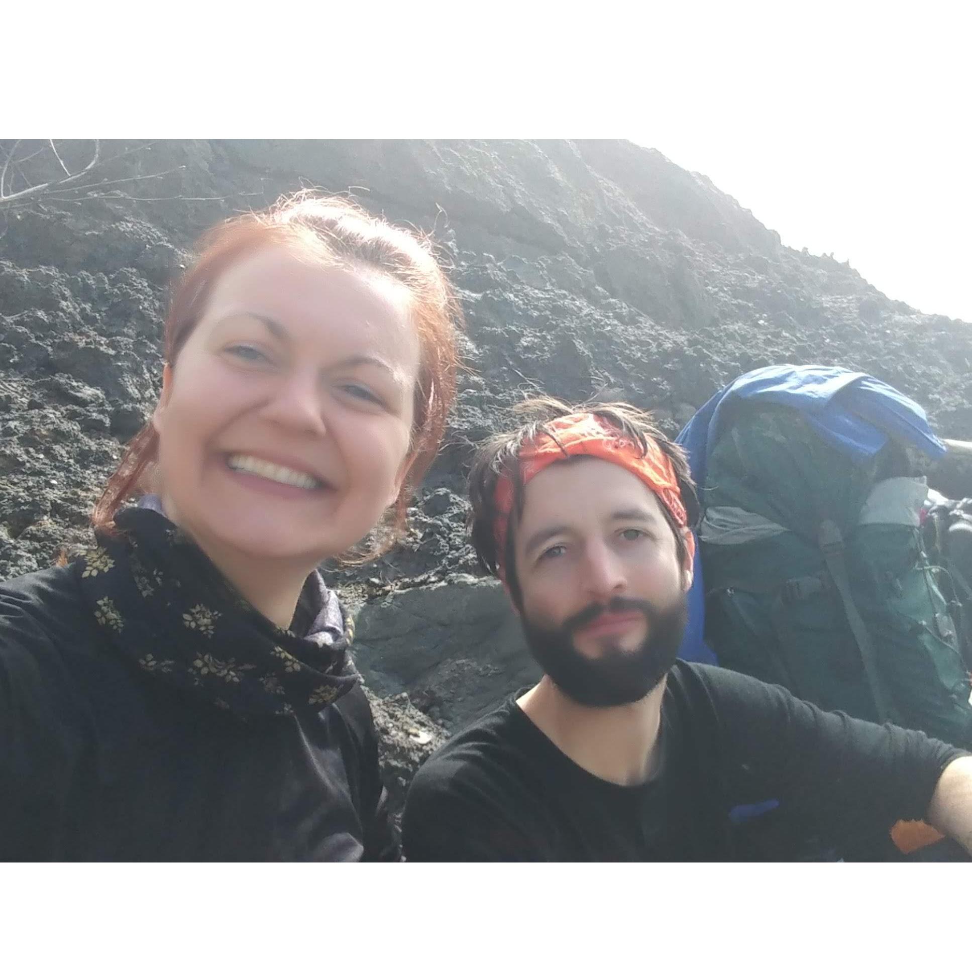 First backpacking trip together. Washington Coast.