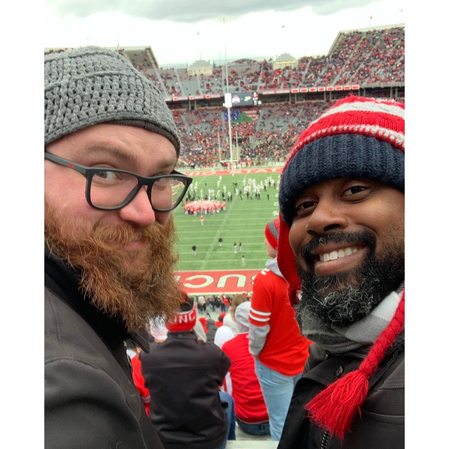 Our one and only Buckeye game during my PhD. 10/10 won’t do it again 😂