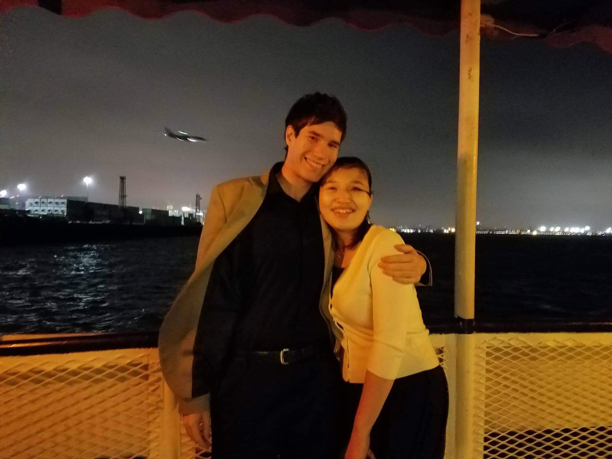 Photo taken on a boat cruise out in the Boston Harbor with the airport in the background