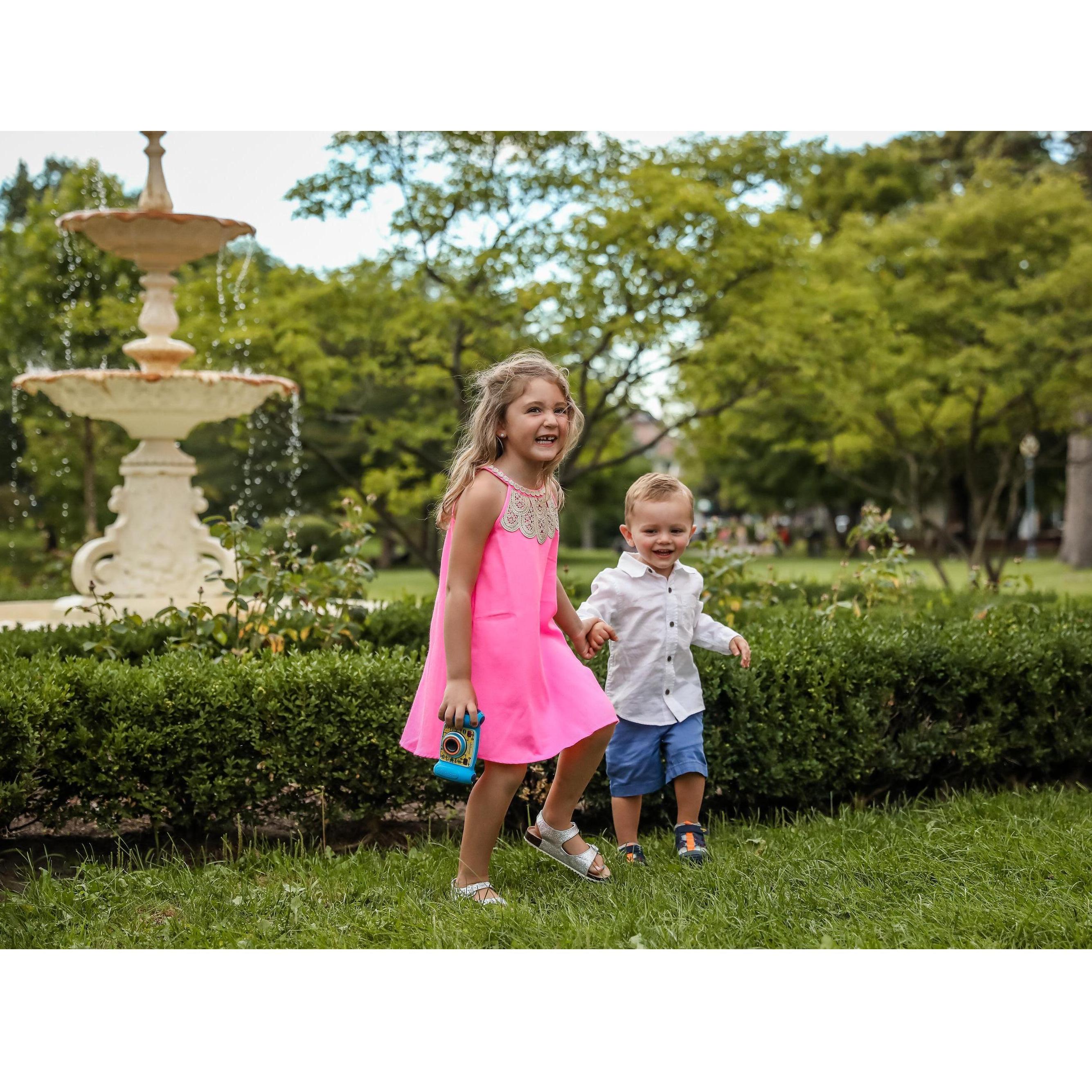 This was during our engagement shoot. Look at their smiles!!!