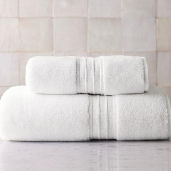 Hydrocotton Organic Quick-Dry Hand Towels - White