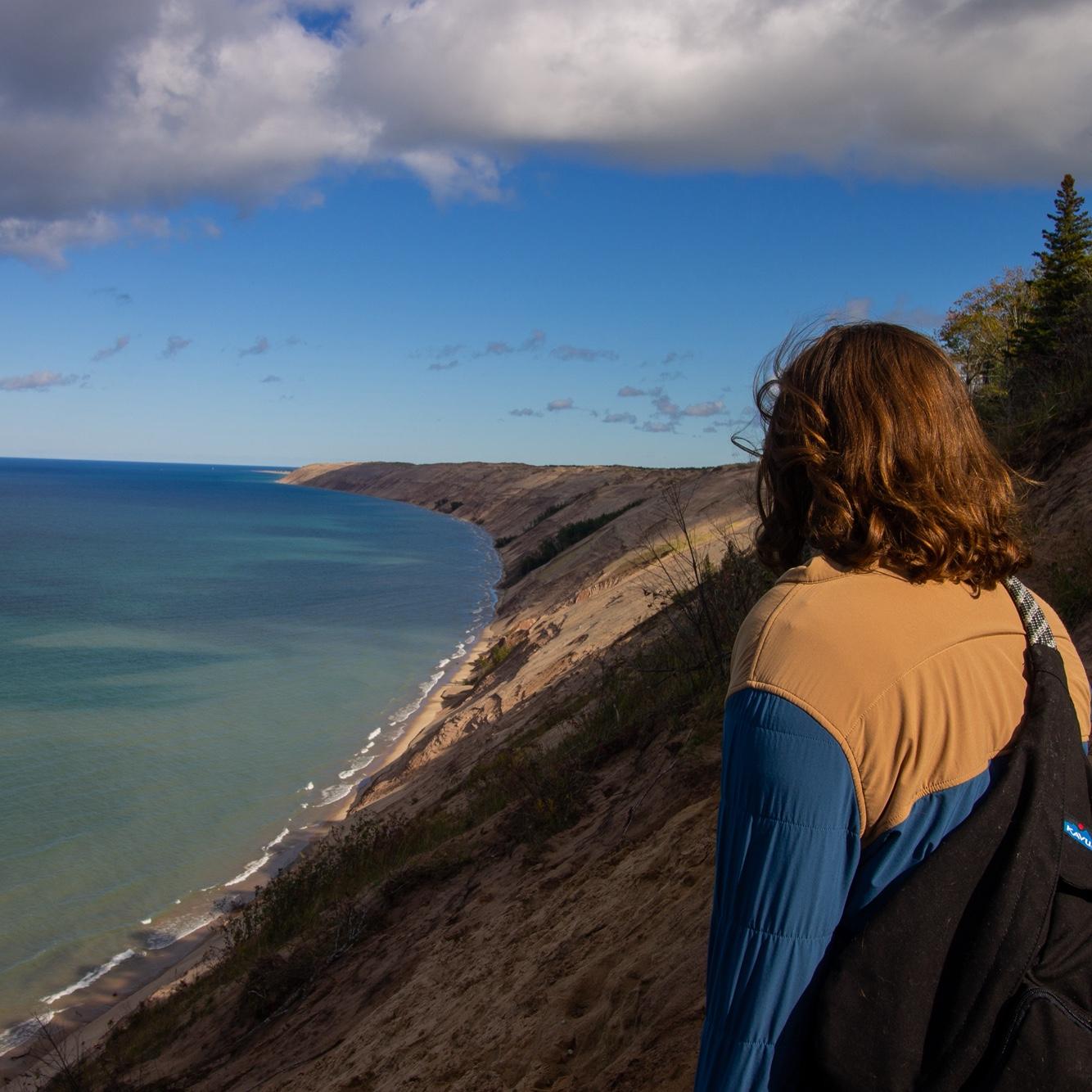 Pictured Rocks Sand Dunes, Michigan. Fall 2019