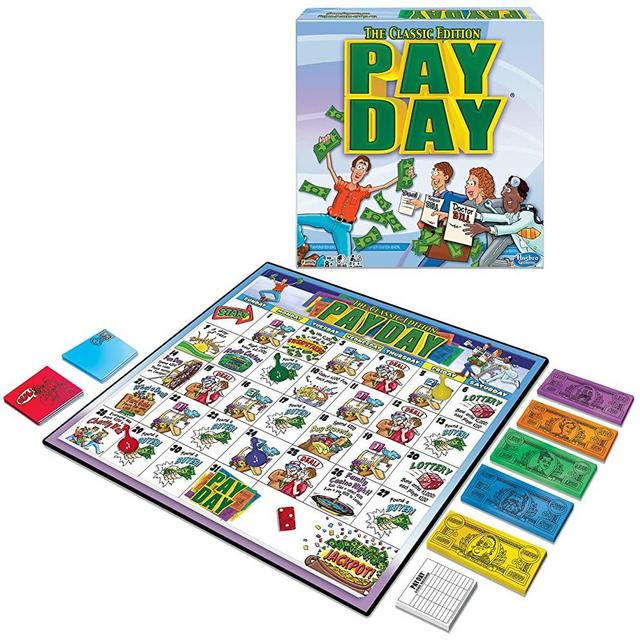Winning Moves Games Pay Day, The Classic Edition, Multicolor