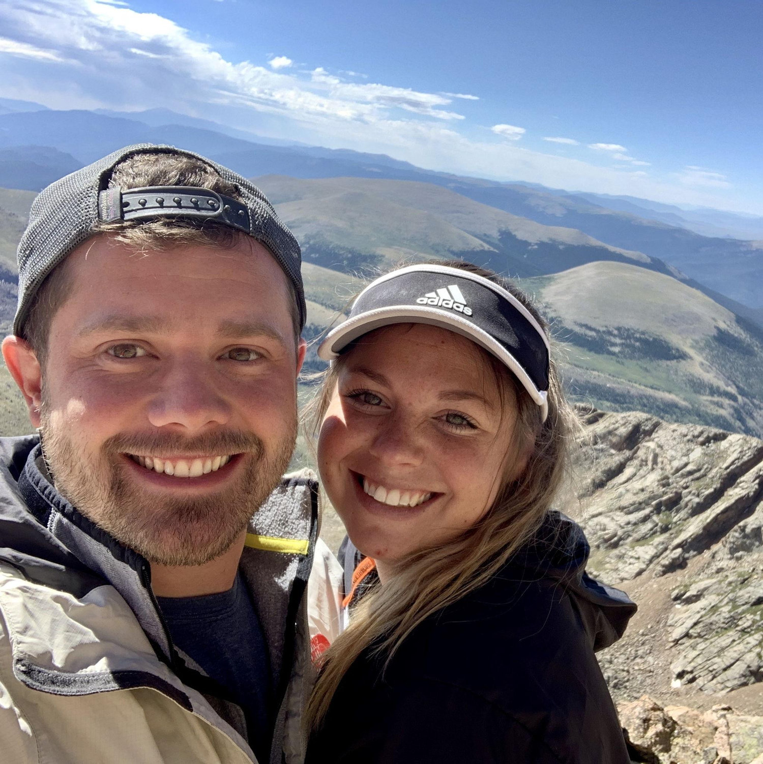 The first time we told each other we loved each other on the top of Mt. Bierstadt in 2020 :)
