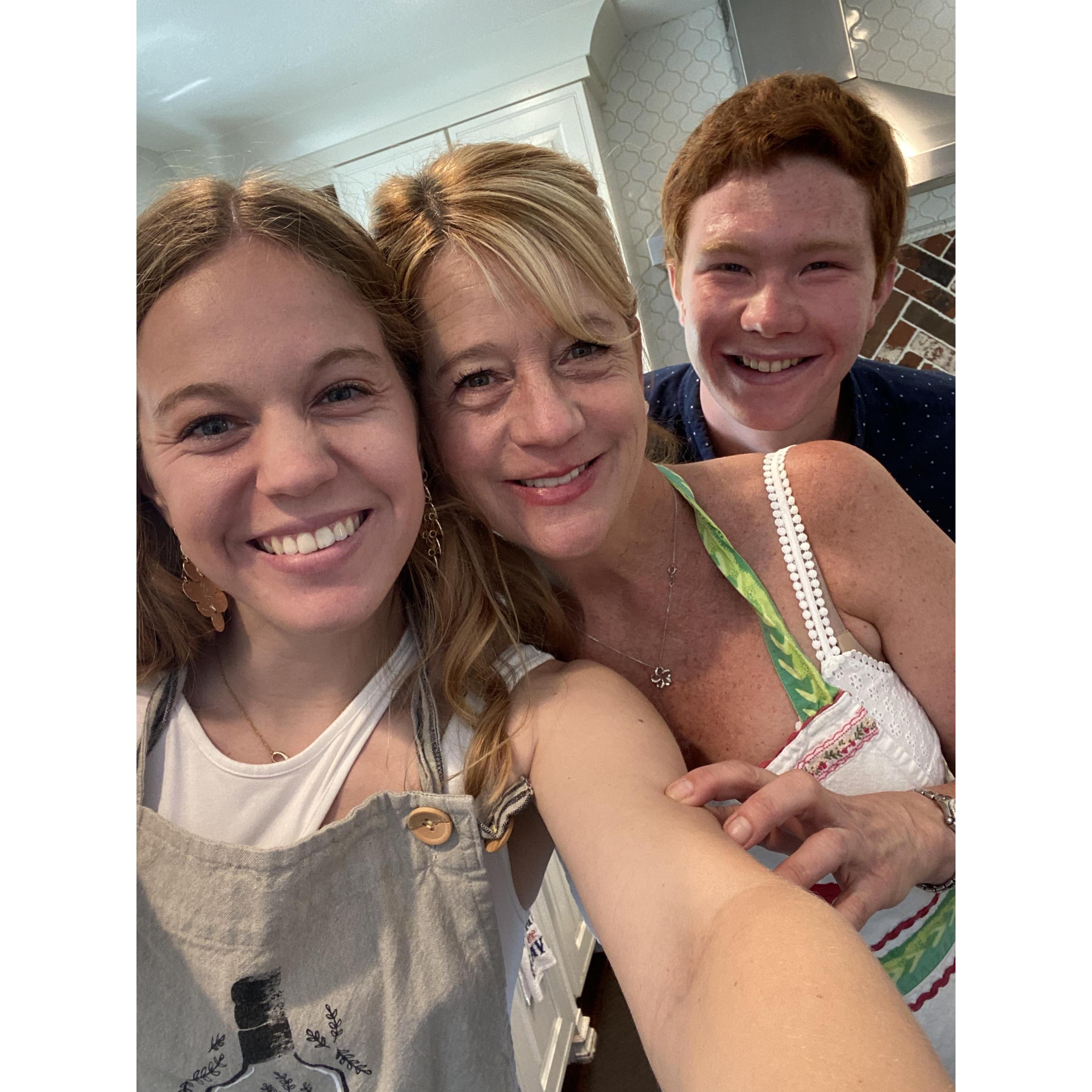 Baking brunch with Heather!