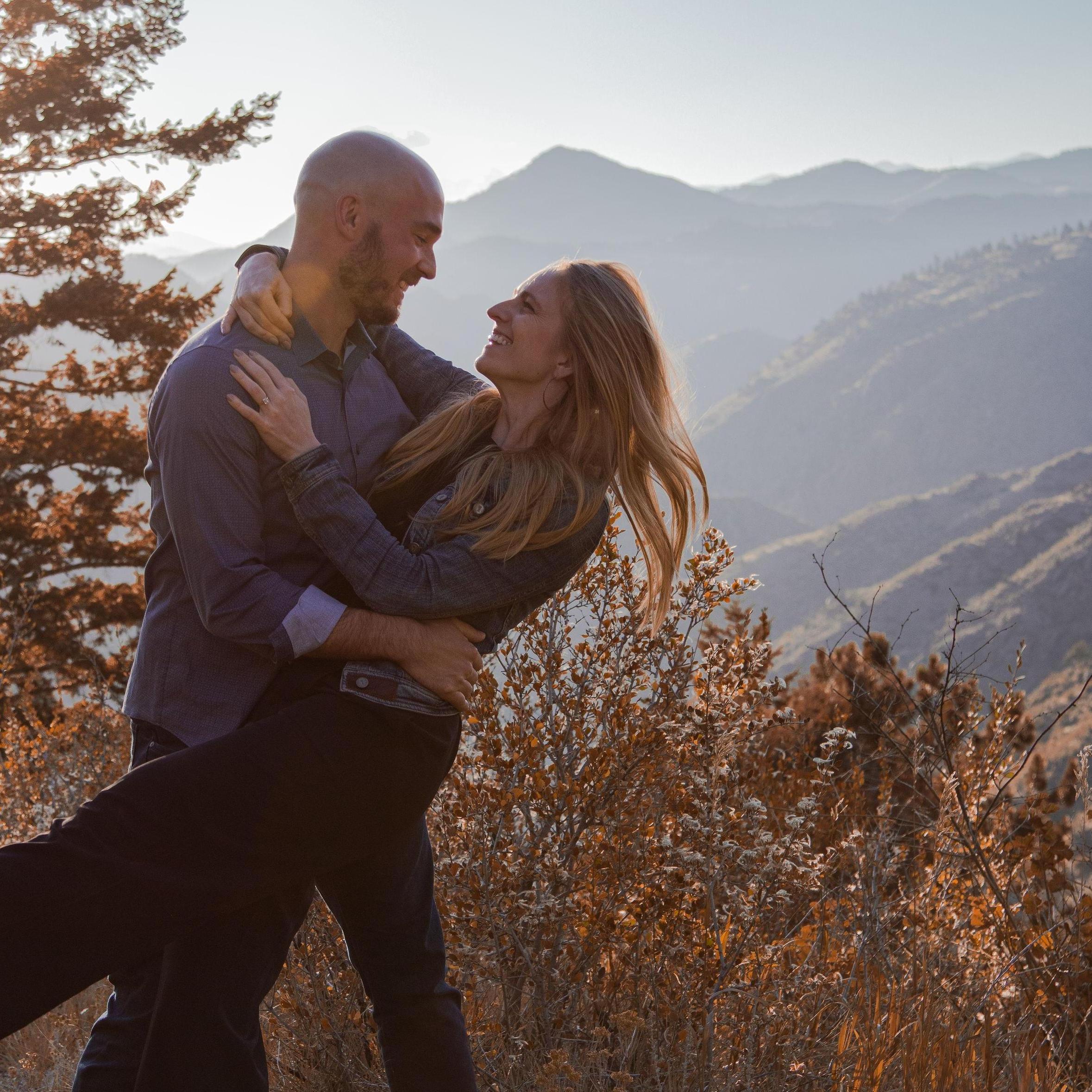 One of our favorites from our engagement shoot...shot by Mia's brother, Grayson!