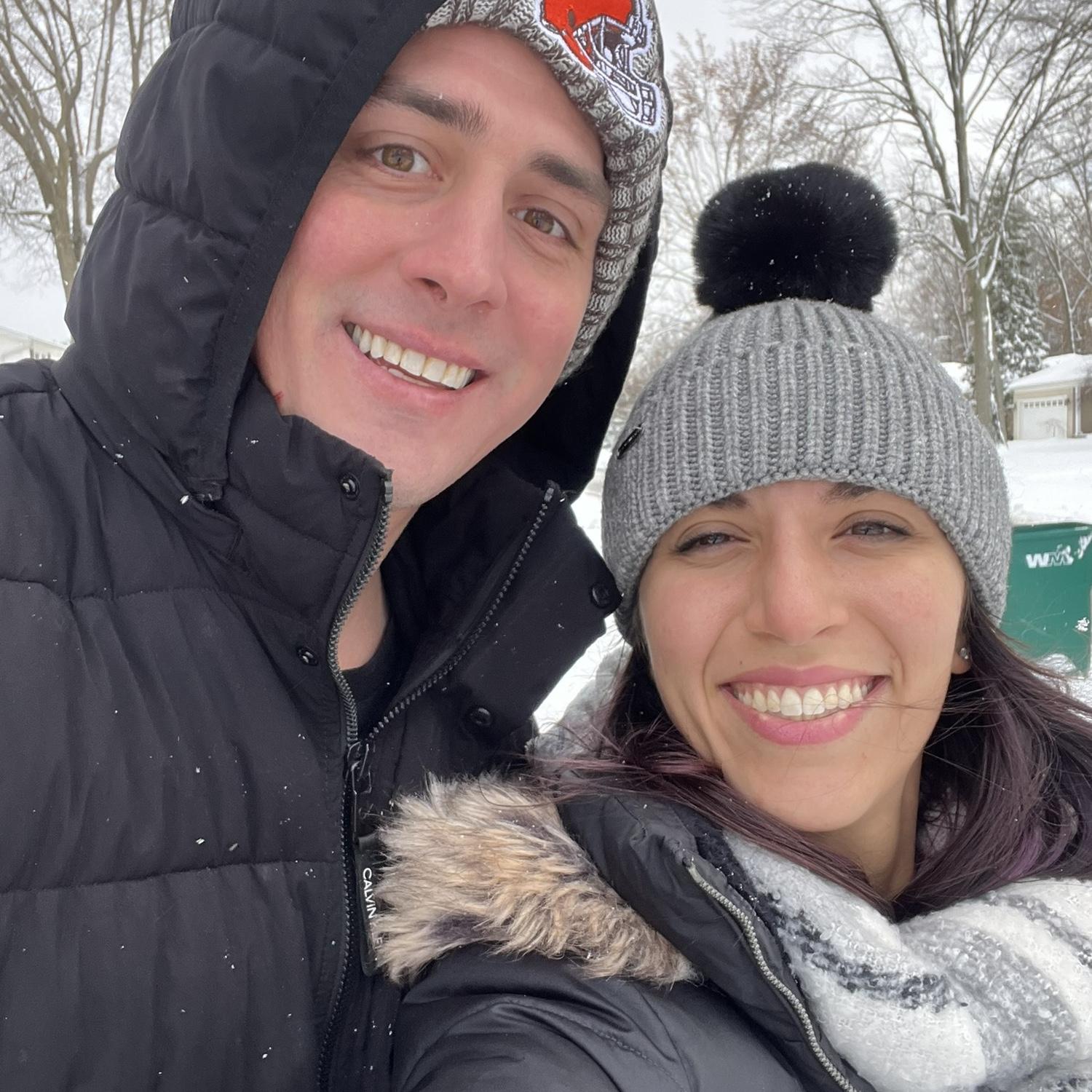 Hint: Snowball fight broke out after this photo!