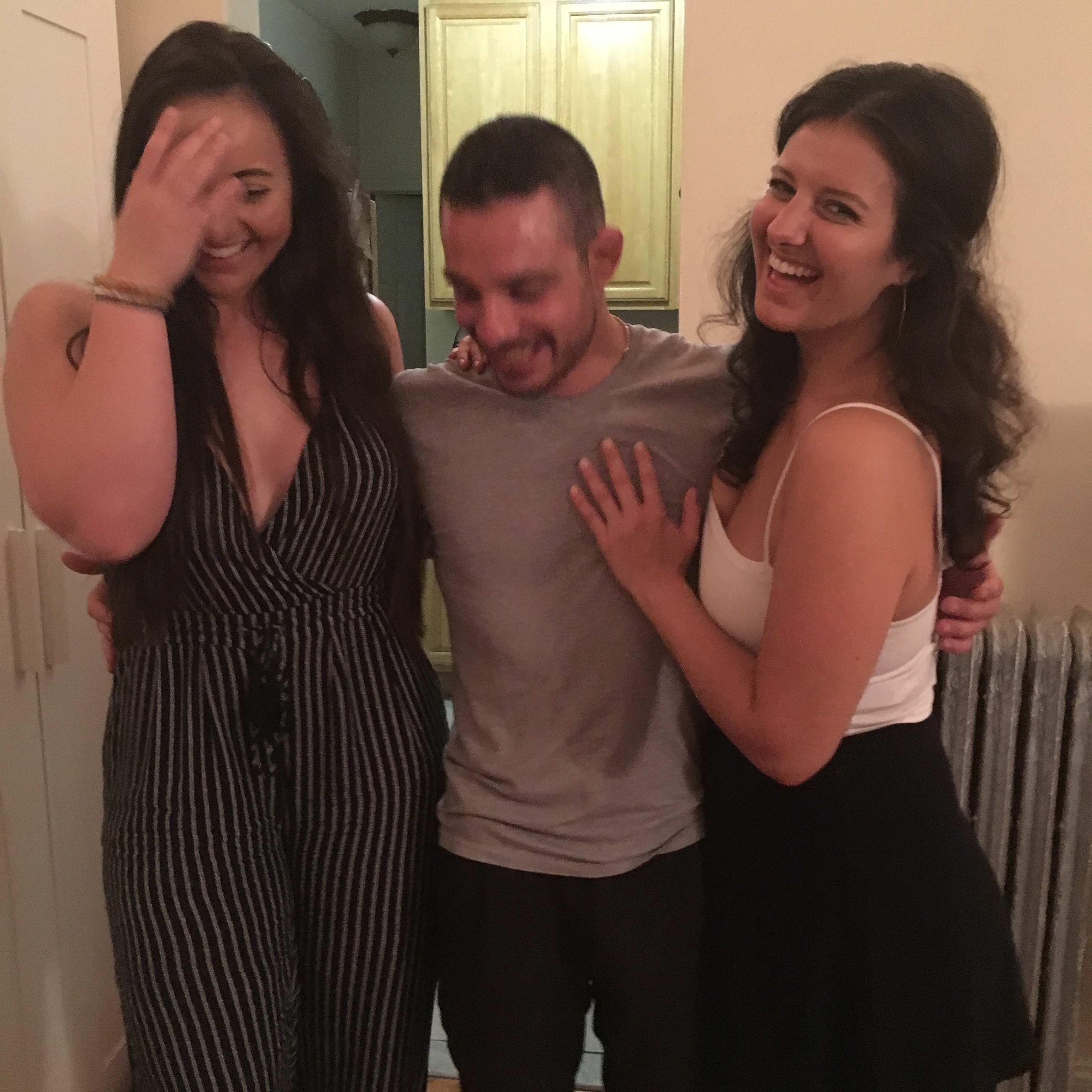 Joe Meeting Kat's older sister Jesslee for the first time when she visited NYC!