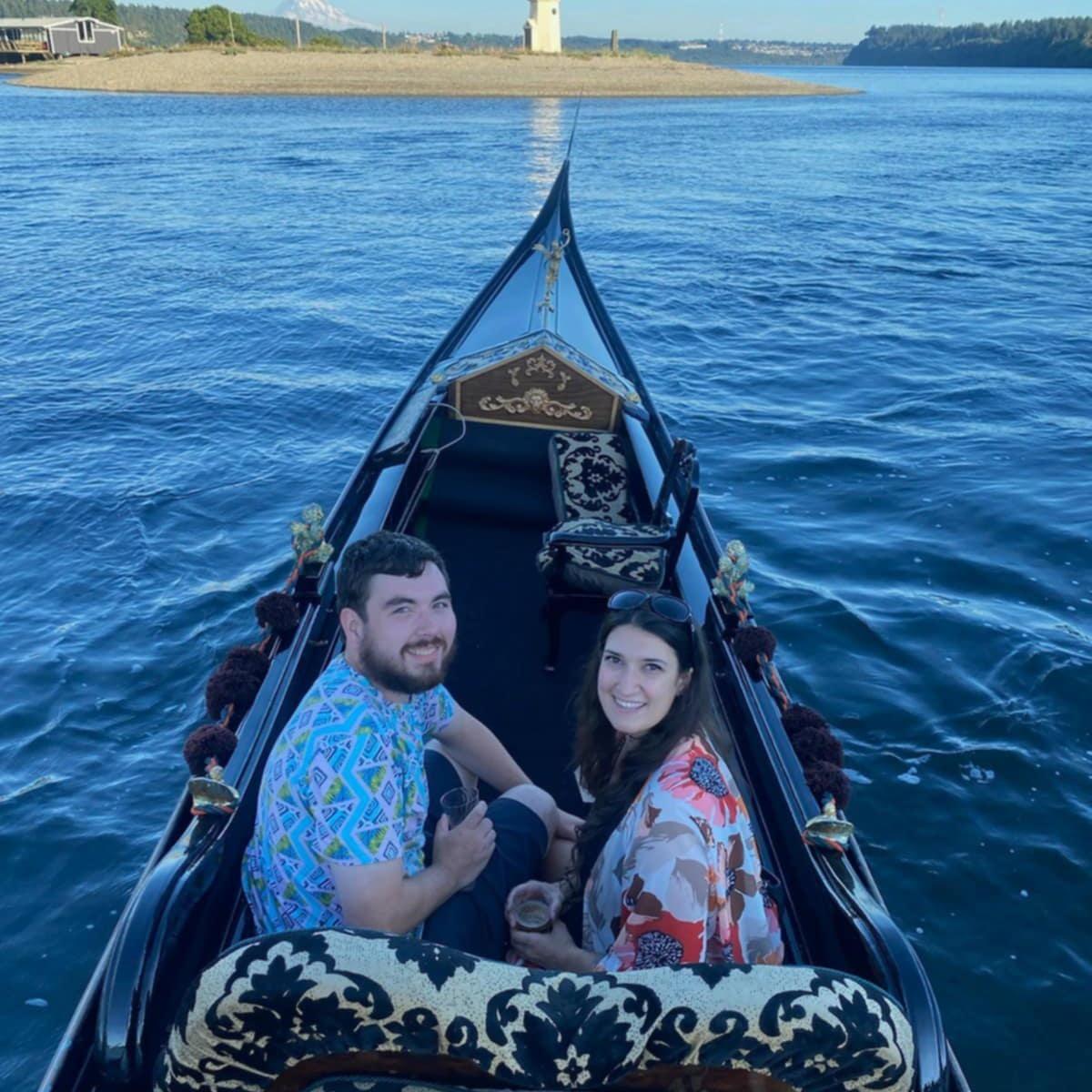 Another of Coby's many surprise weekend dates - this one with a gondola ride! :)