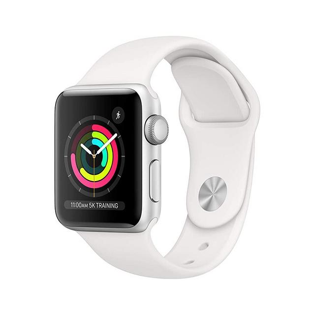 Apple Watch Series 3 (GPS, 38mm) - Silver Aluminum Case with White Sport Band