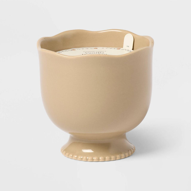 Ceramic Jar Candle Vanilla Pumpkin - Threshold™