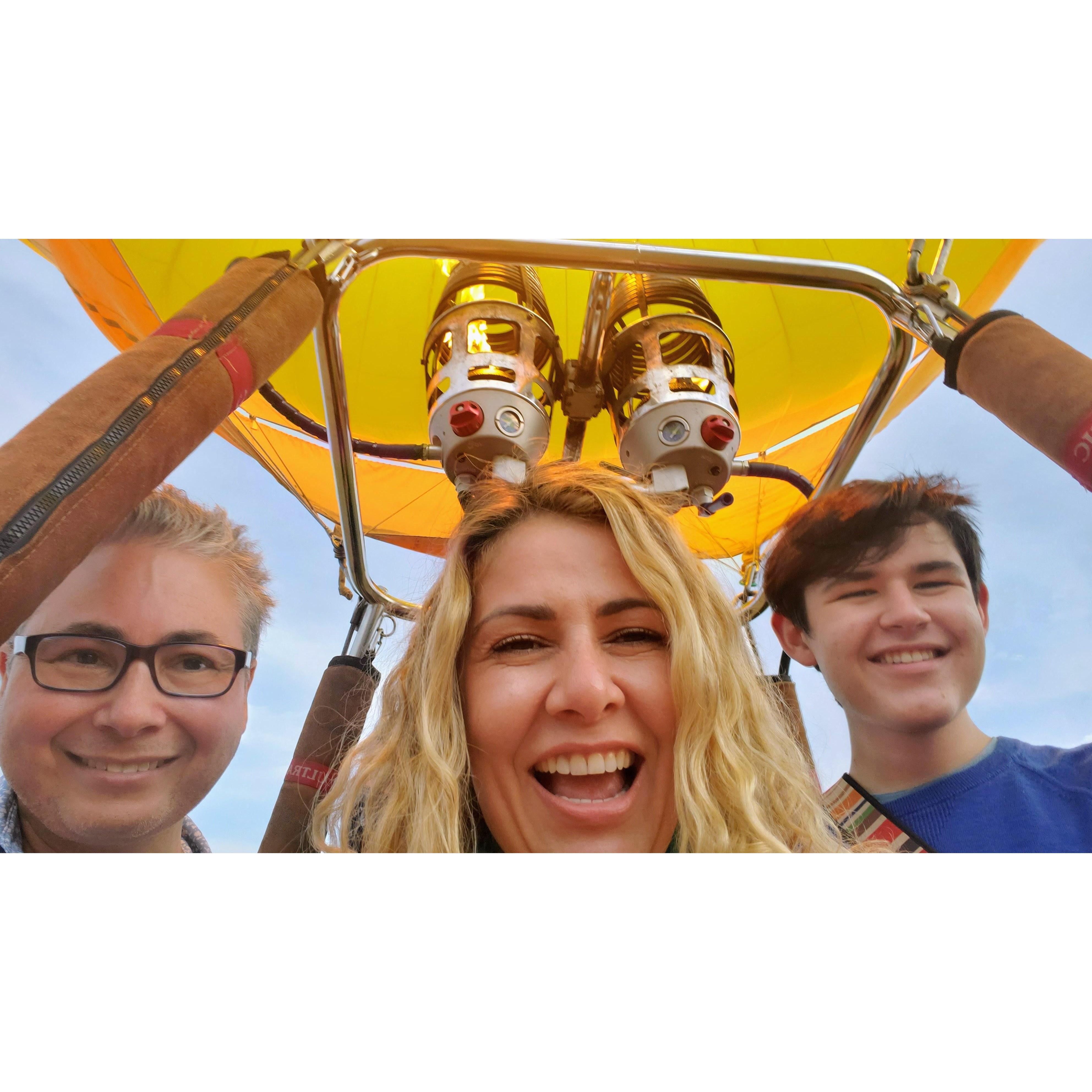 Ballon ride in Paris