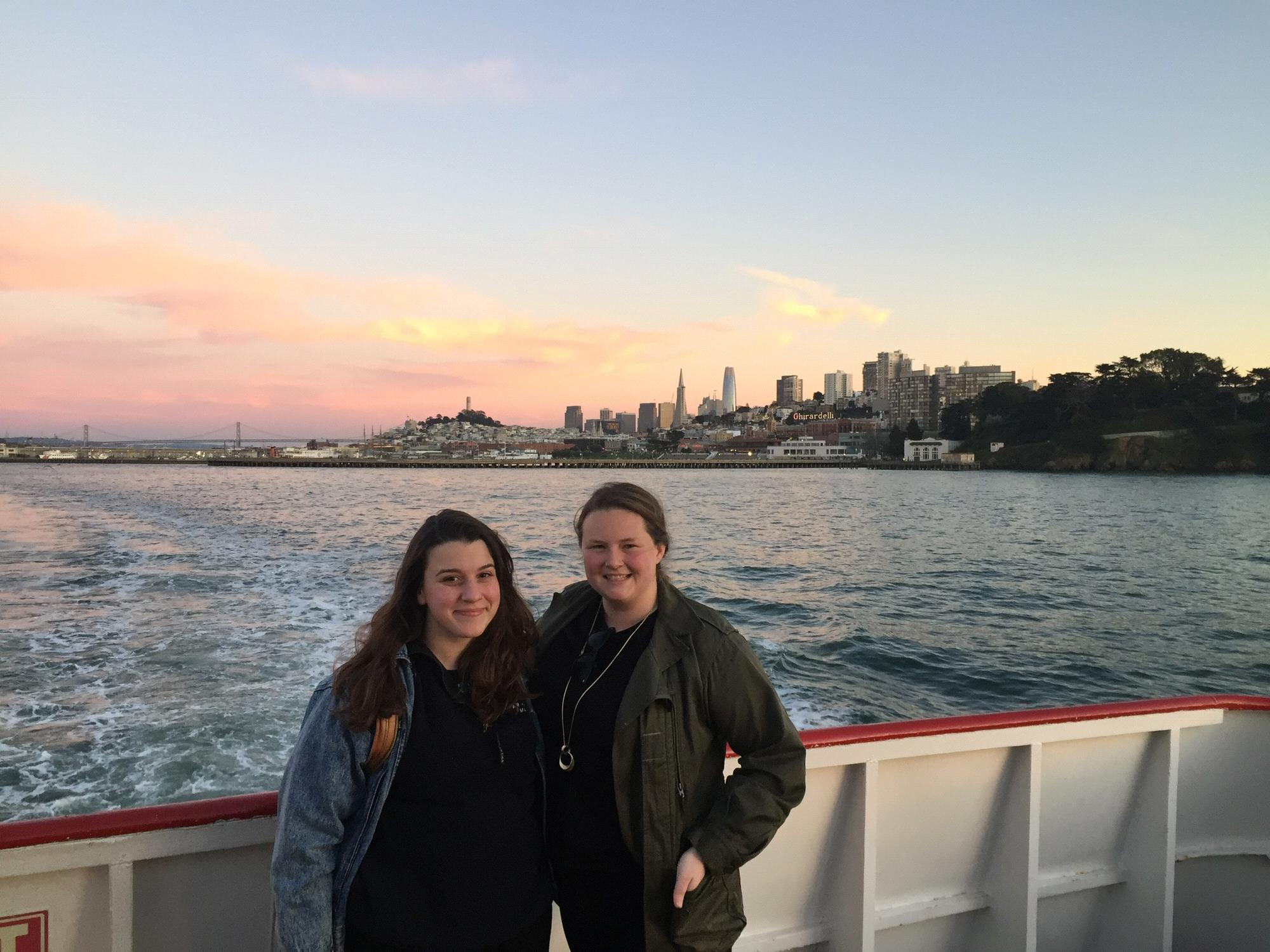 A sunset cruise around the San Francisco Bay where we talked about what would be next for us.
