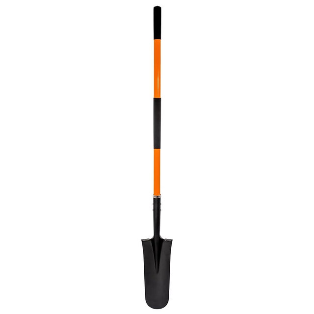 VNIMTI Shovel for Digging, Heavy Duty Shovel with Fiberglass Handle, Metal Shovel for Gardening, 58 Inches