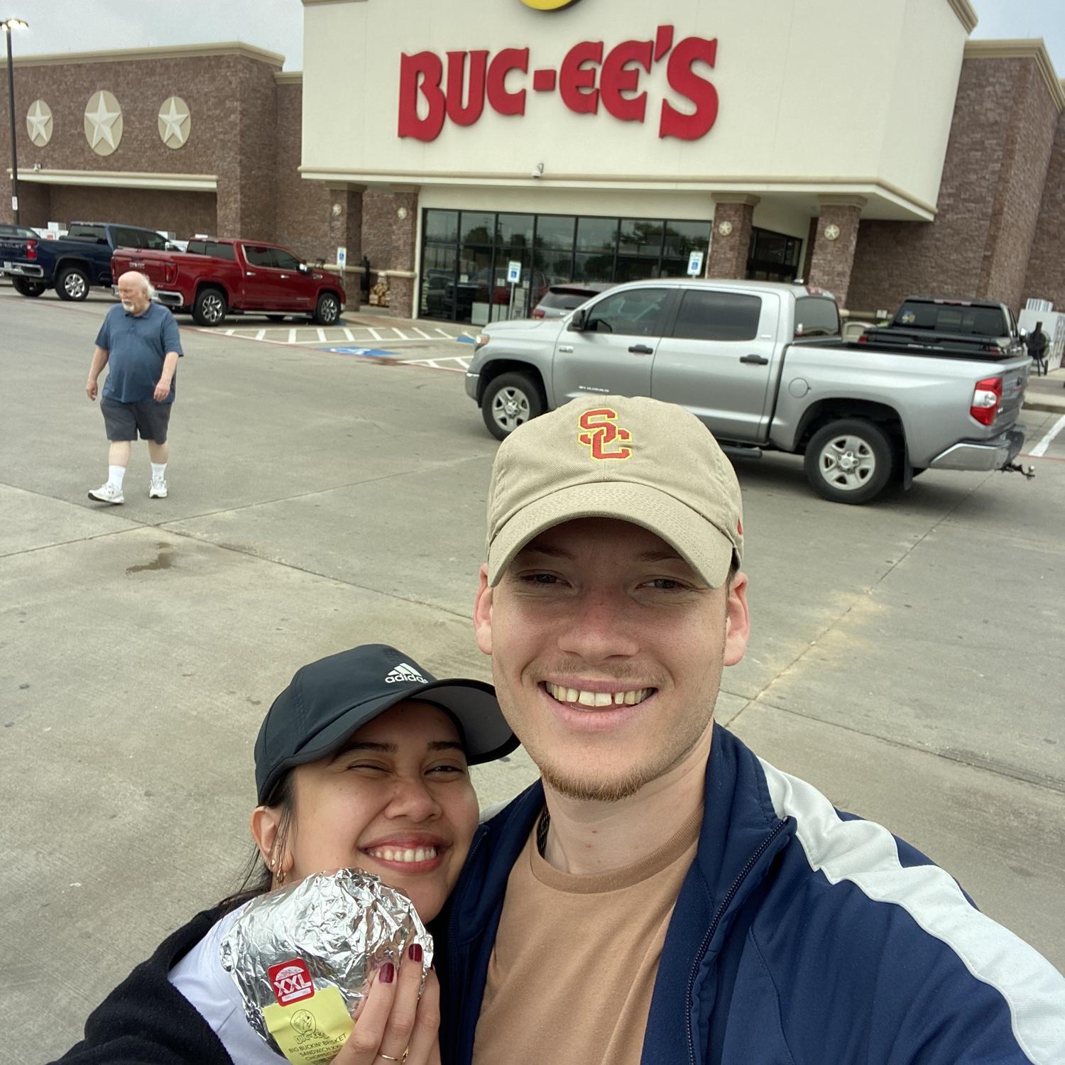 we love meat!! thanks buc-ee’s @ texas!
