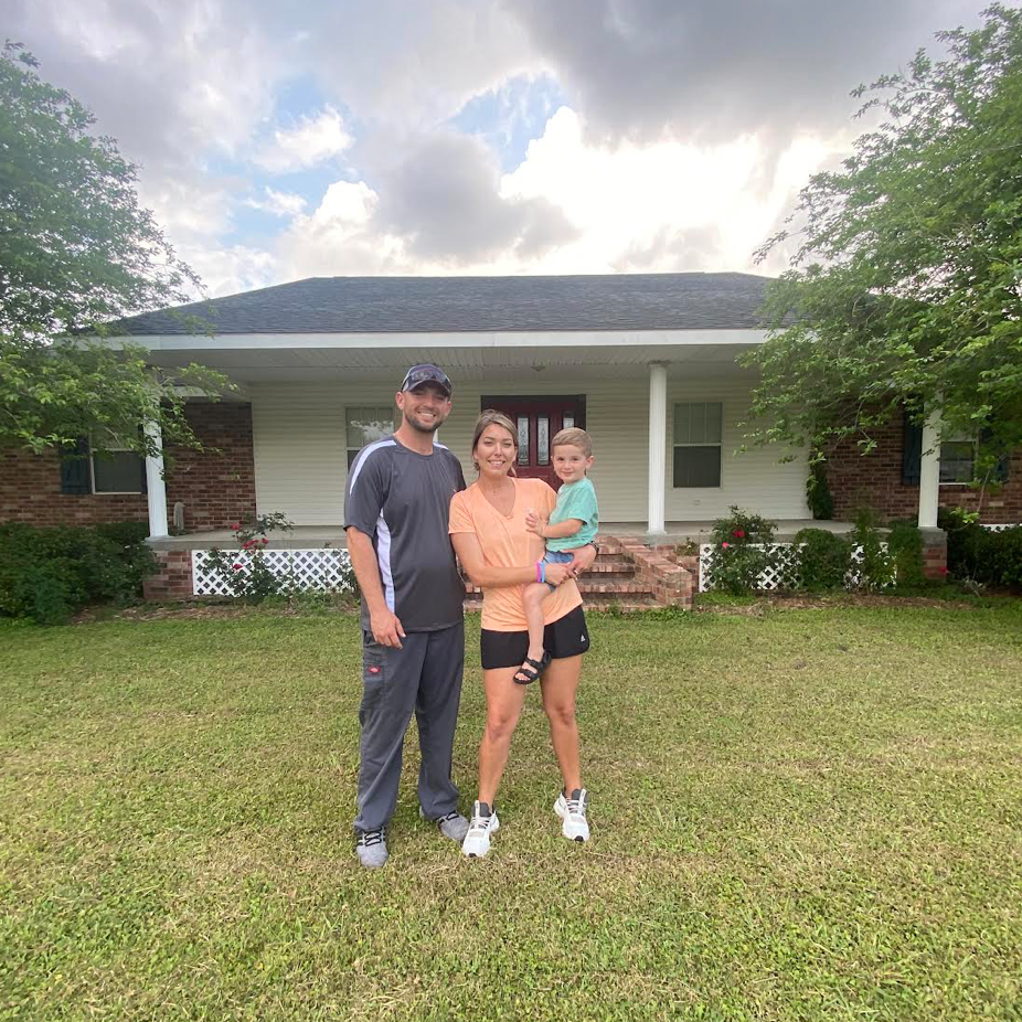 The day we bought our first house together!