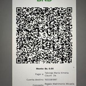 Regalo Matrimonio - Bolivia