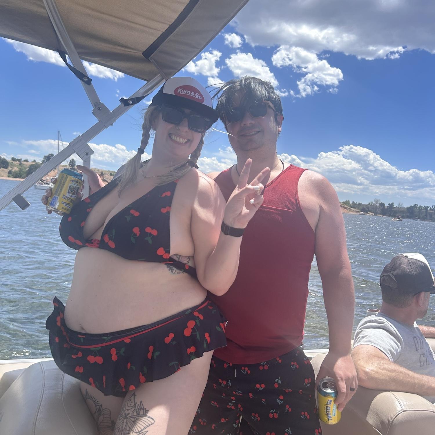 On the water together (matching of course)