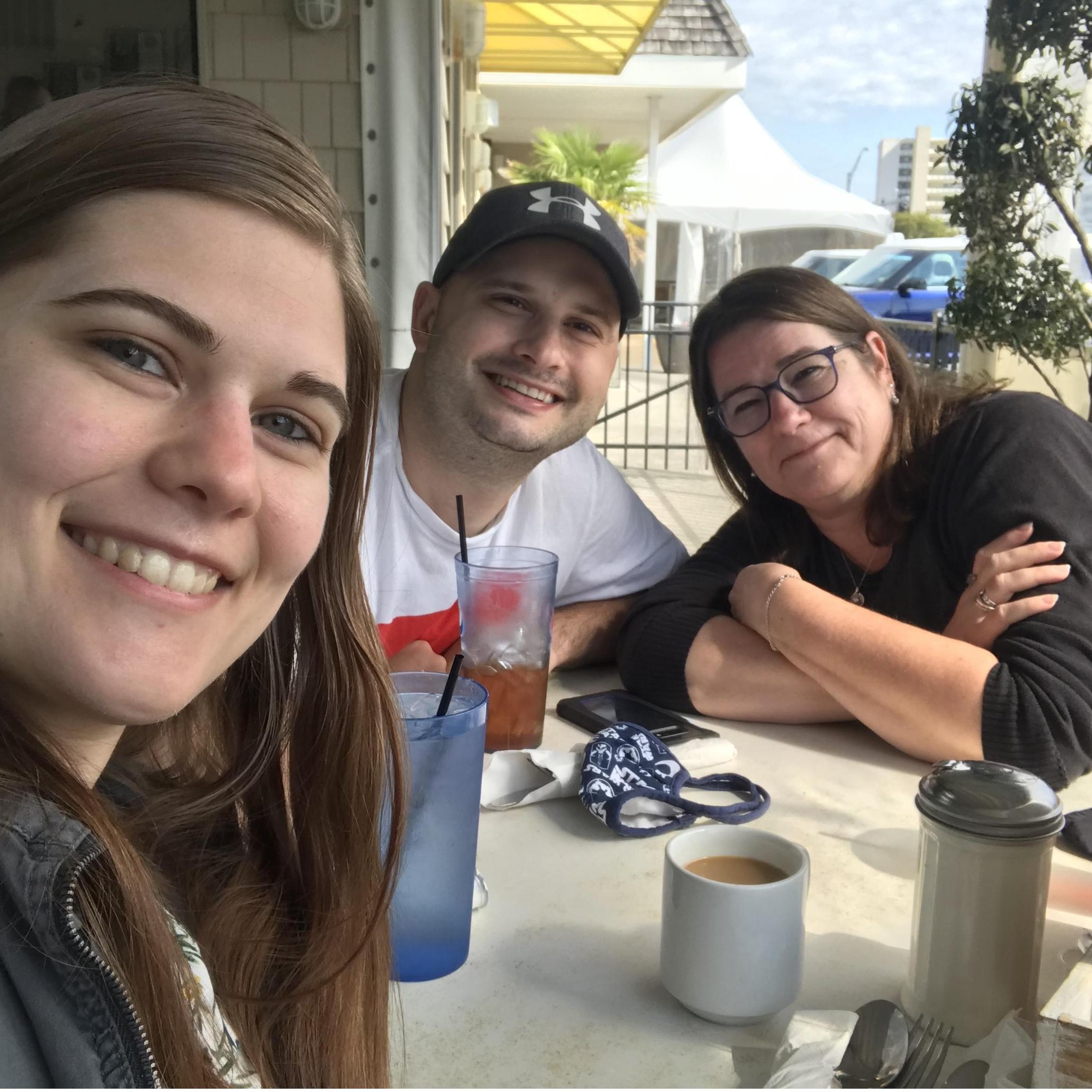 Left to right: Kaytlynn, Austin (Kaytlynn's brother), Kimberly (Kaytlynn's mom)