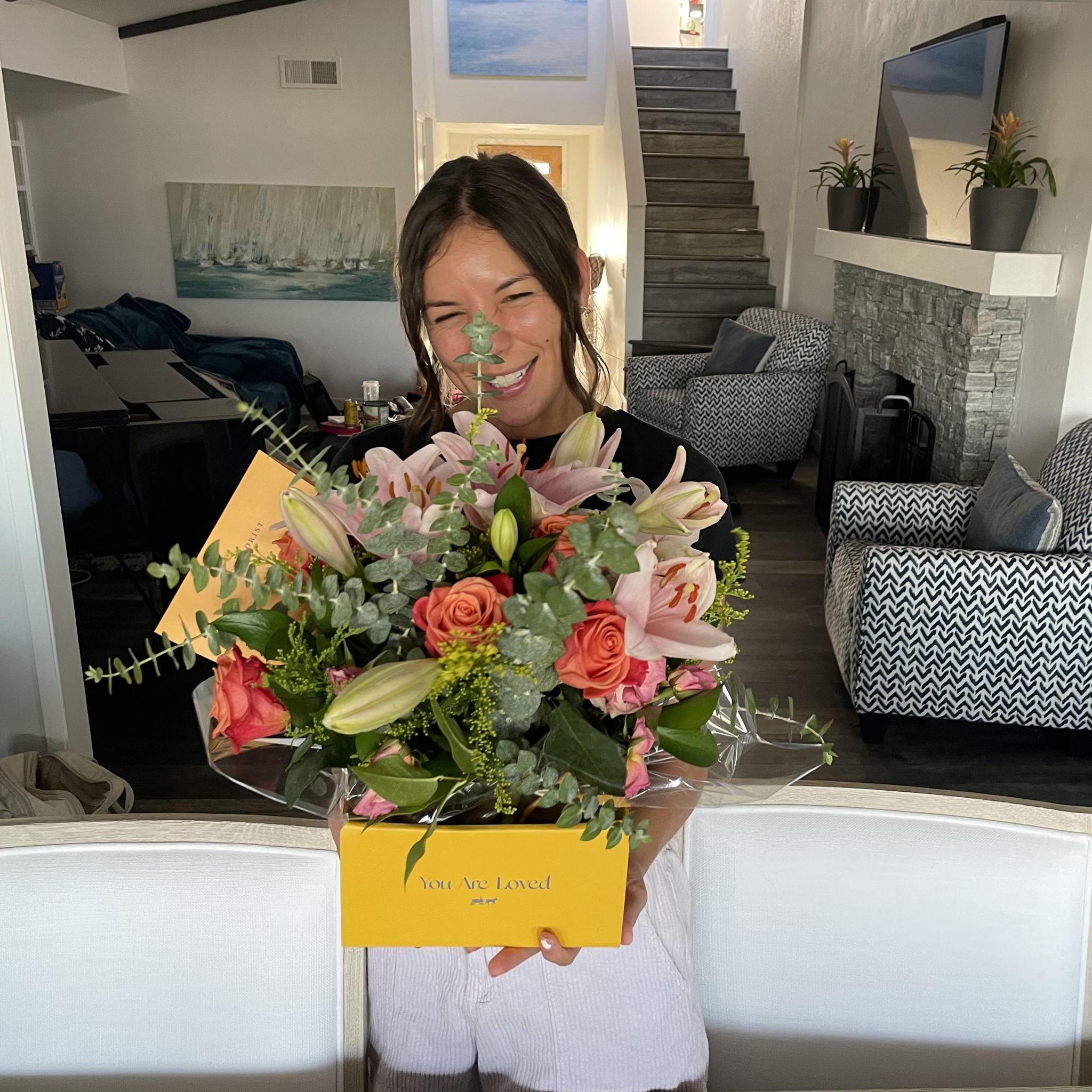 First date flowers!!