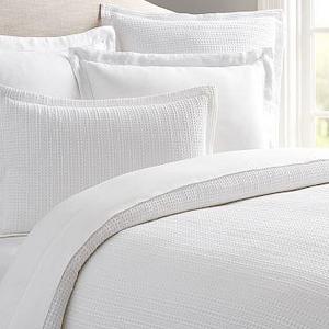 Honeycomb Duvet Cover, Full/Queen, White