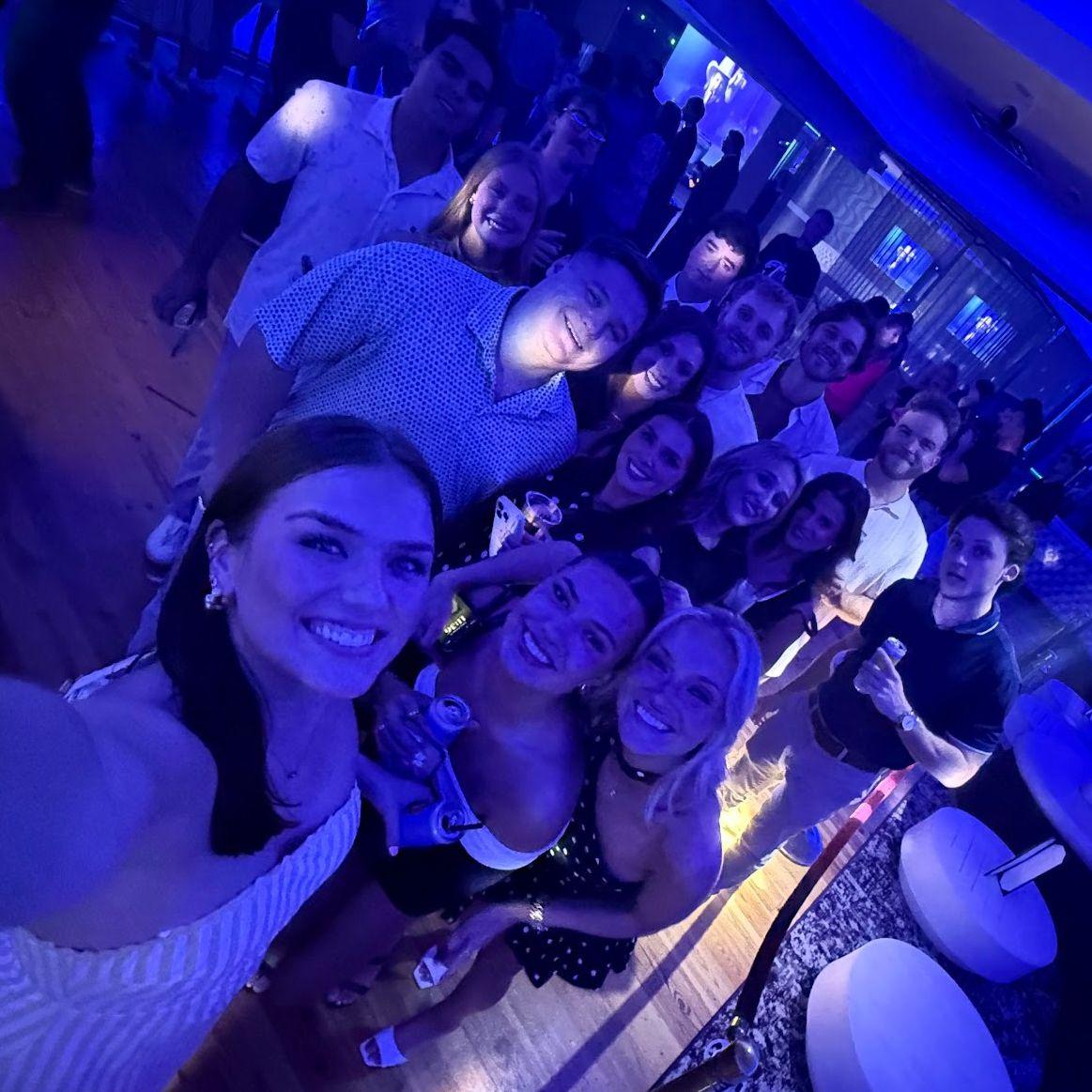 The night before it happened! (Clearly Ash had no idea, but everyone else did!)