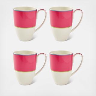Kit Kemp Calypso Mug, Set of 4