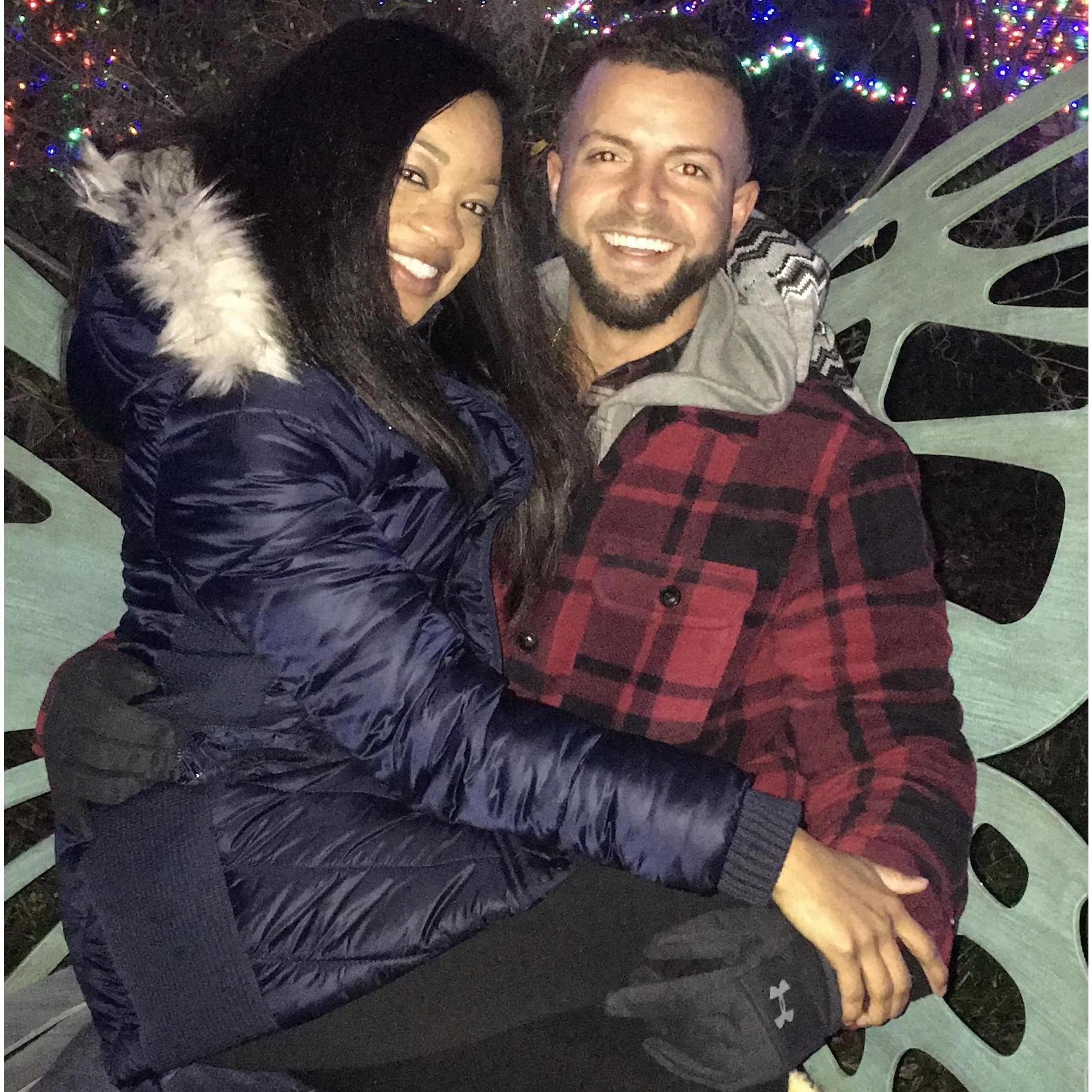 The night I asked her to be my girlfriend at Brookgreen Gardens