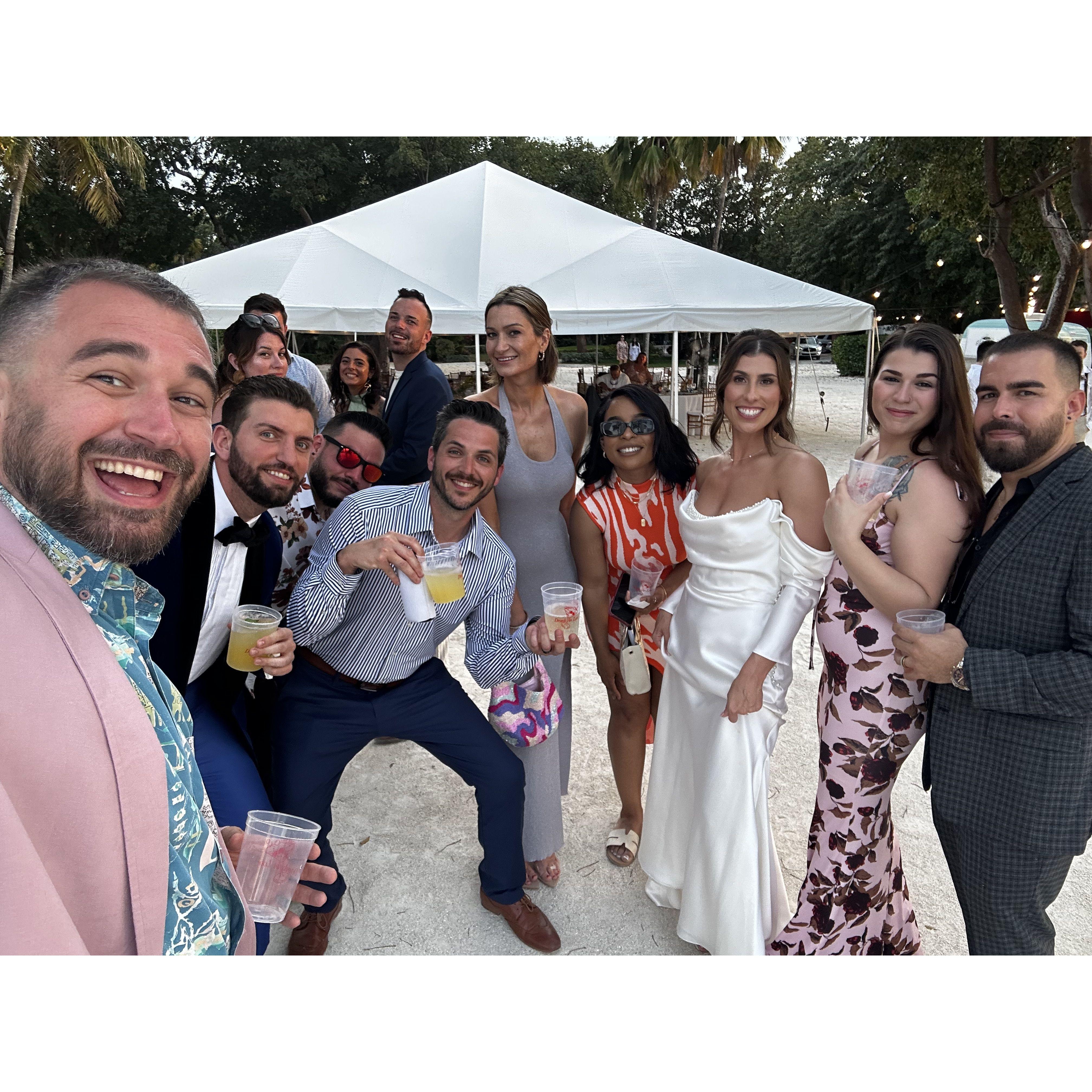 At Rebecca's Wedding