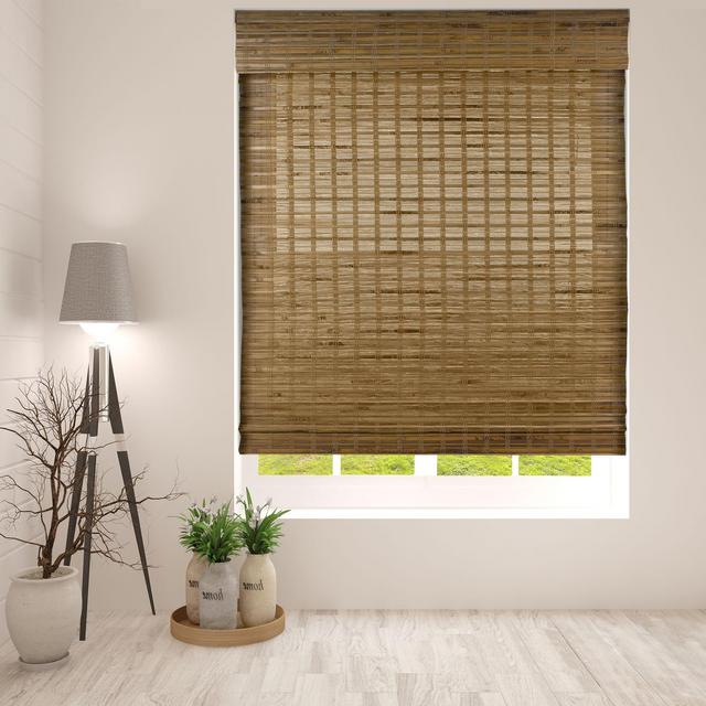 Arlo Blinds Dali Native Cordless Bamboo Shades Light Filtering Window Blinds - Size: 32" W x 74" H