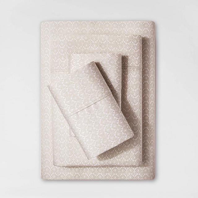 Full 400 Thread Count Printed Performance Sheet Set Beachcomber - Threshold™