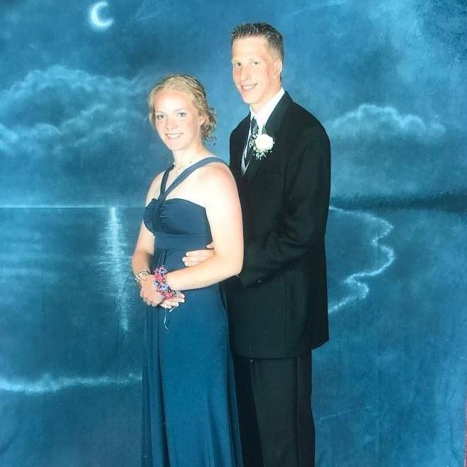 At prom, oh my.