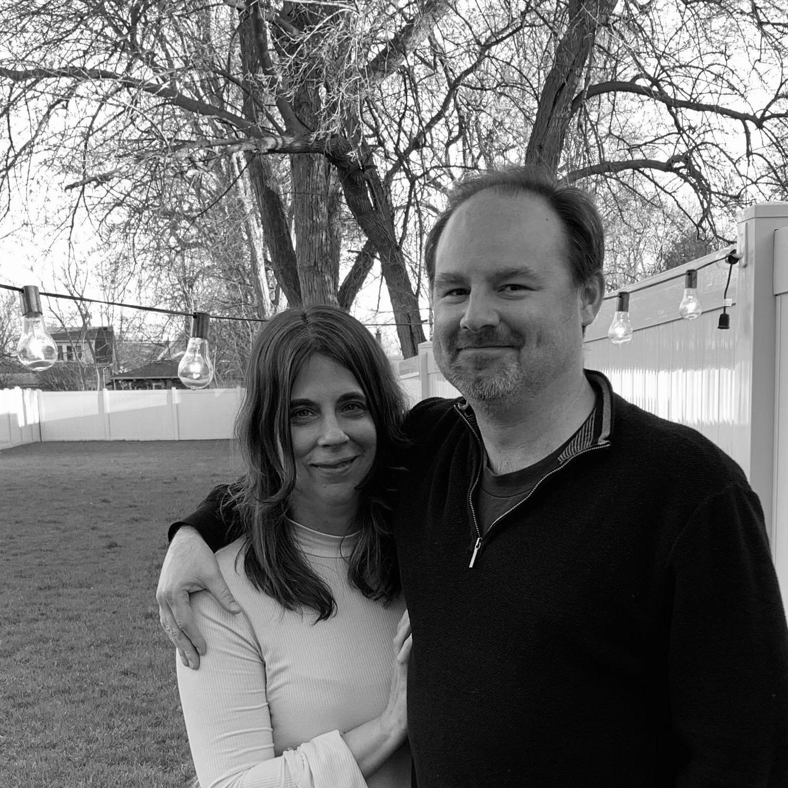 Our Save the Date Photo. This was taken by Emily, Jim’s sister in her backyard.
