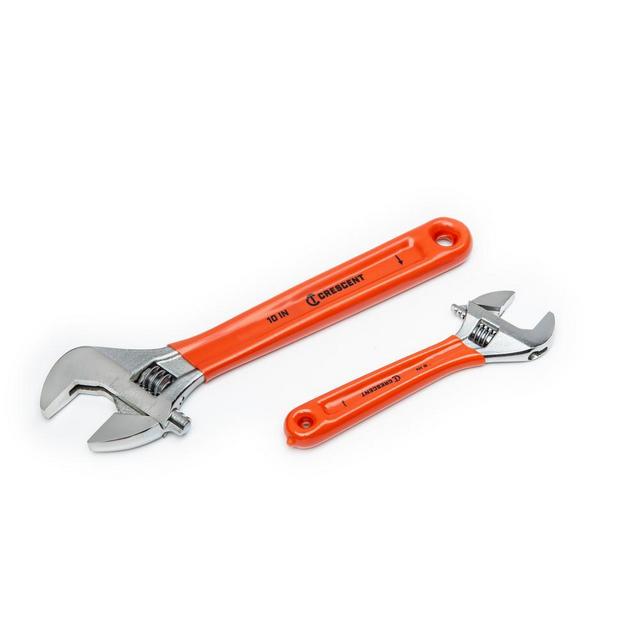 6 in. and 10 in. Adjustable Wrench Set
