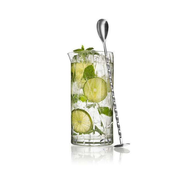 Orrefors City Mixing Glass w/Bar Spoon