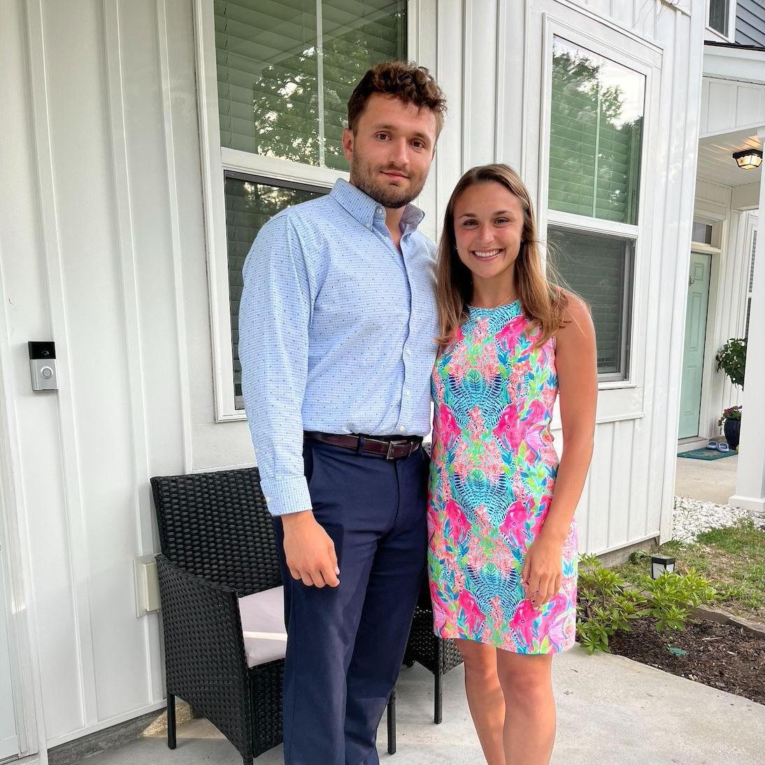 Matt visiting Alydia on her grad school rotation in Charleston (2023)