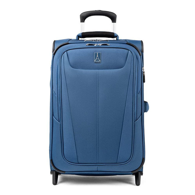 Travelpro Maxlite 5 Softside Lightweight Expandable Upright Luggage, Ensign Blue, Carry-On 22-Inch