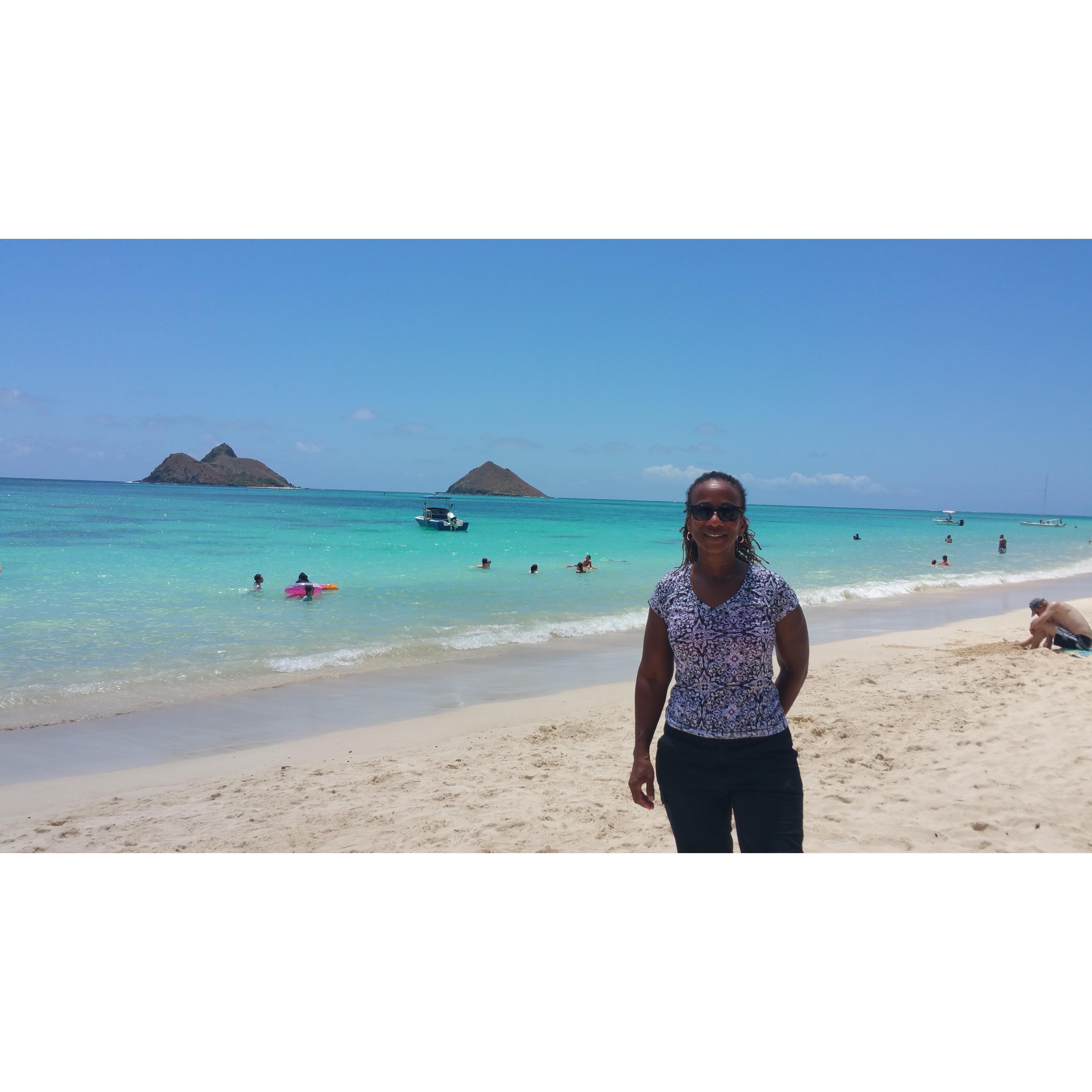 Mom, Hawaii.