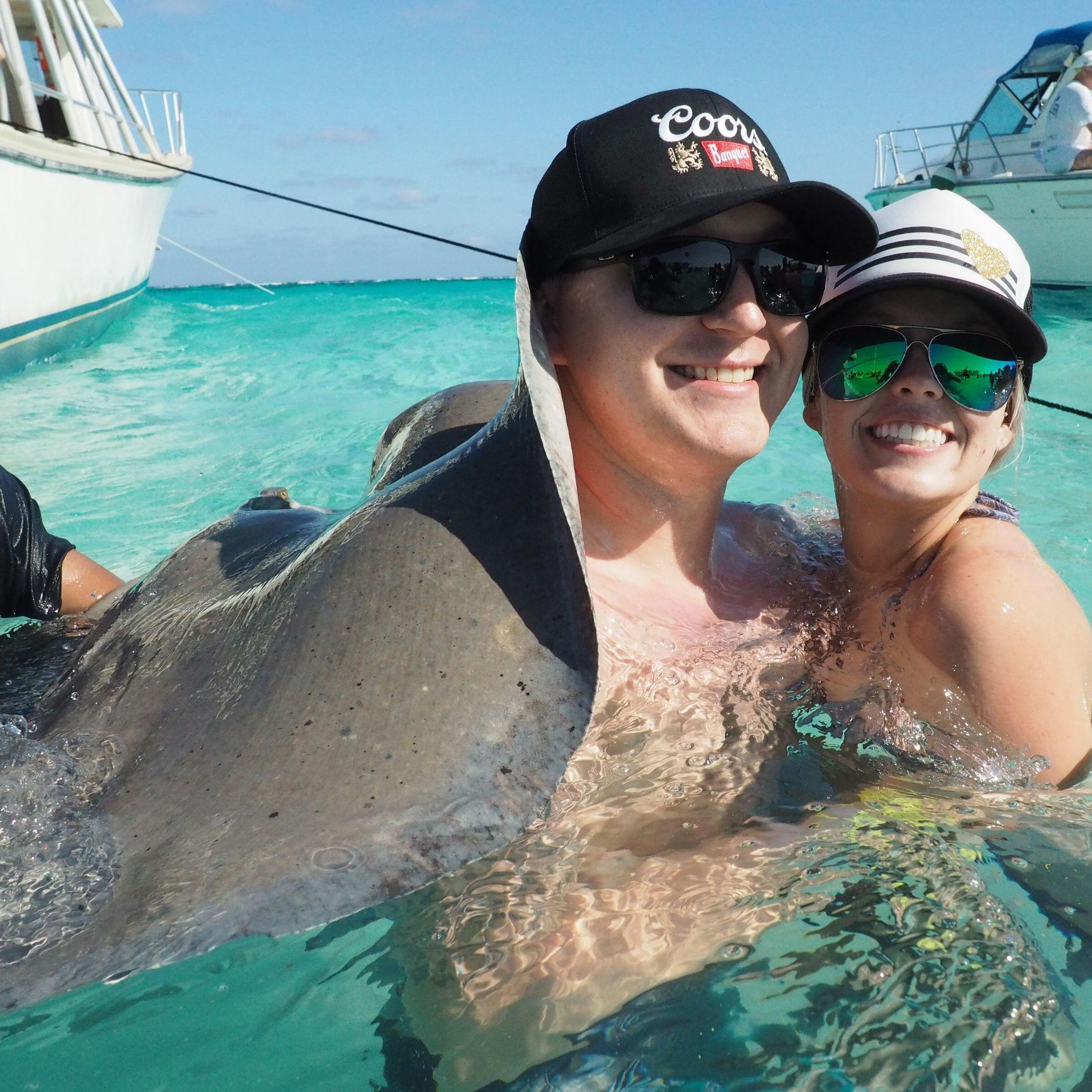 Sting Ray City in Grand Cayman Island