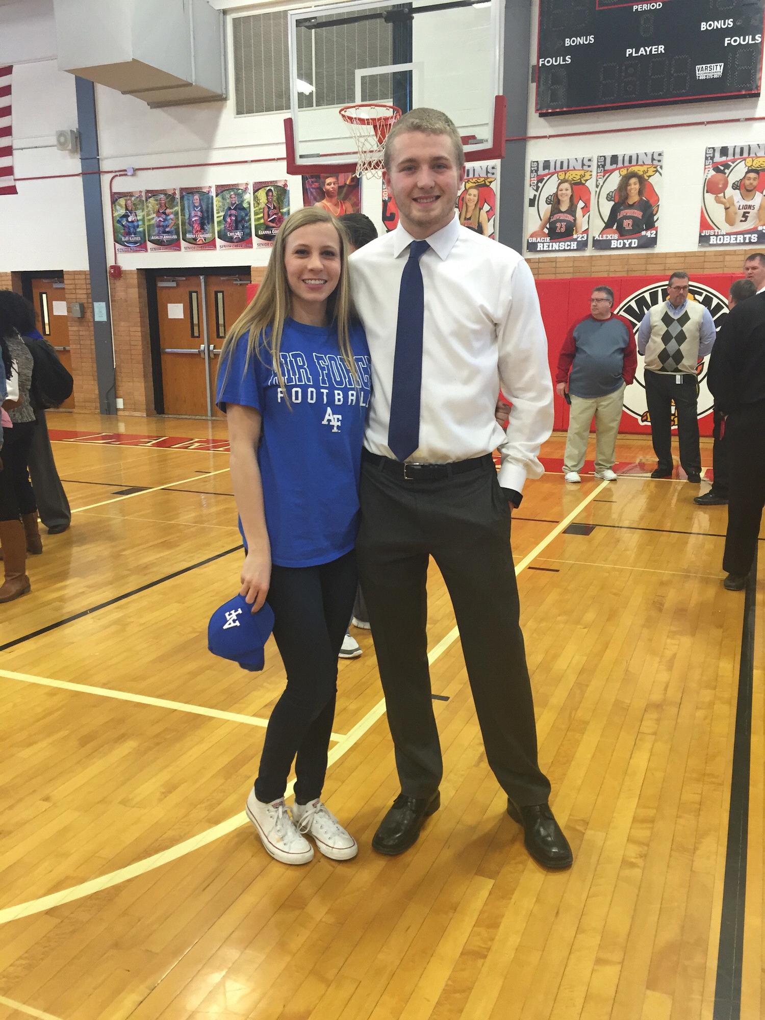 Price’s signing to play football at the Air Force Academy!