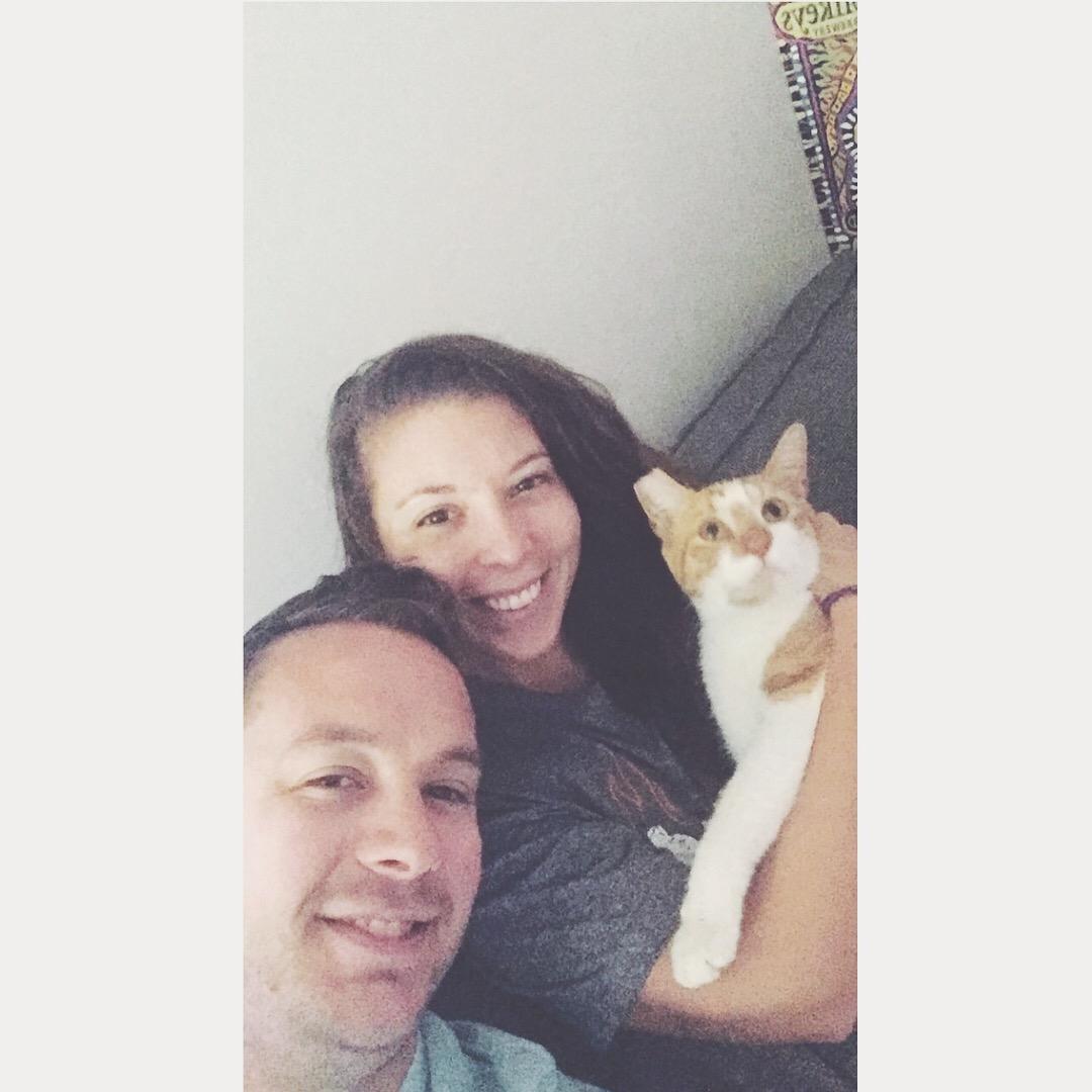 Our first day with our first born <3