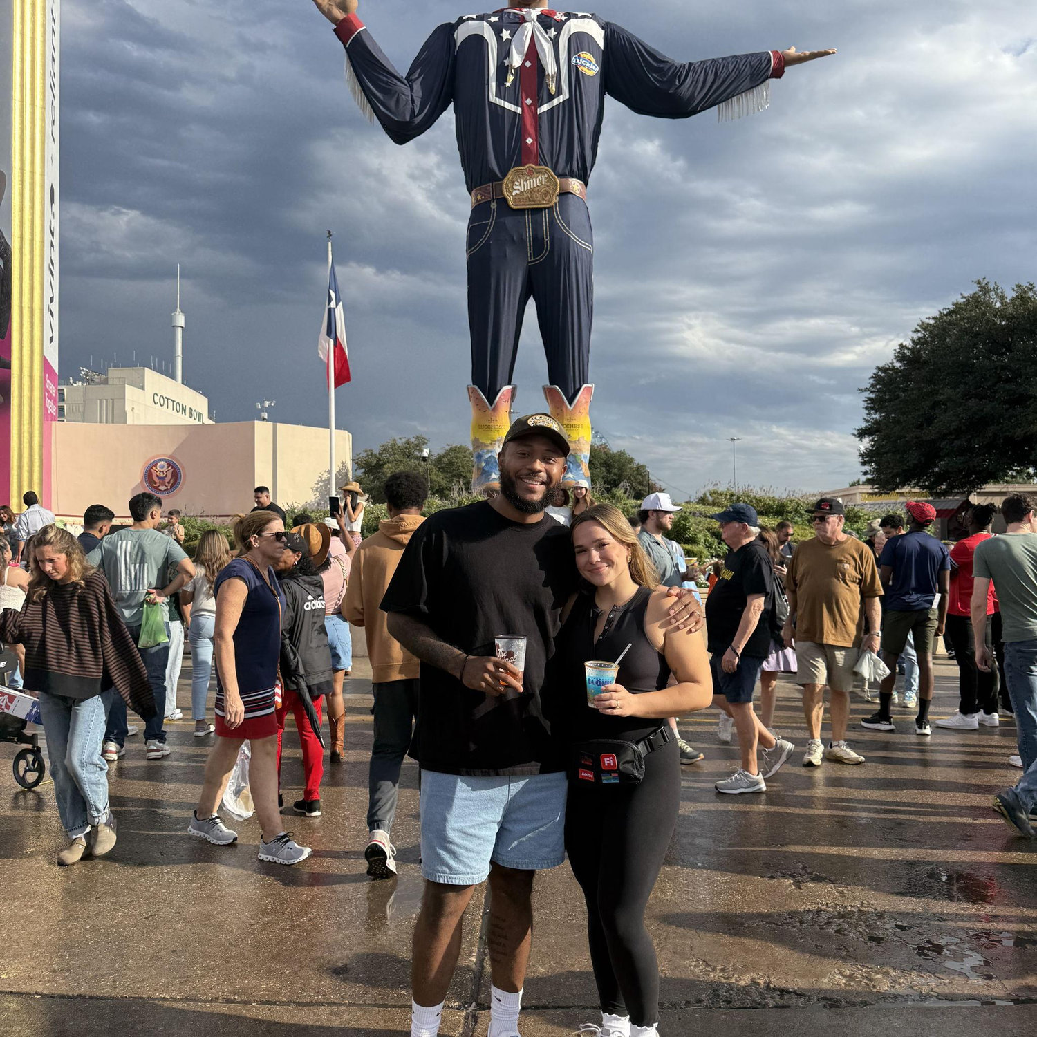 Josh's first time at the State Fair! Kati used to work there :)