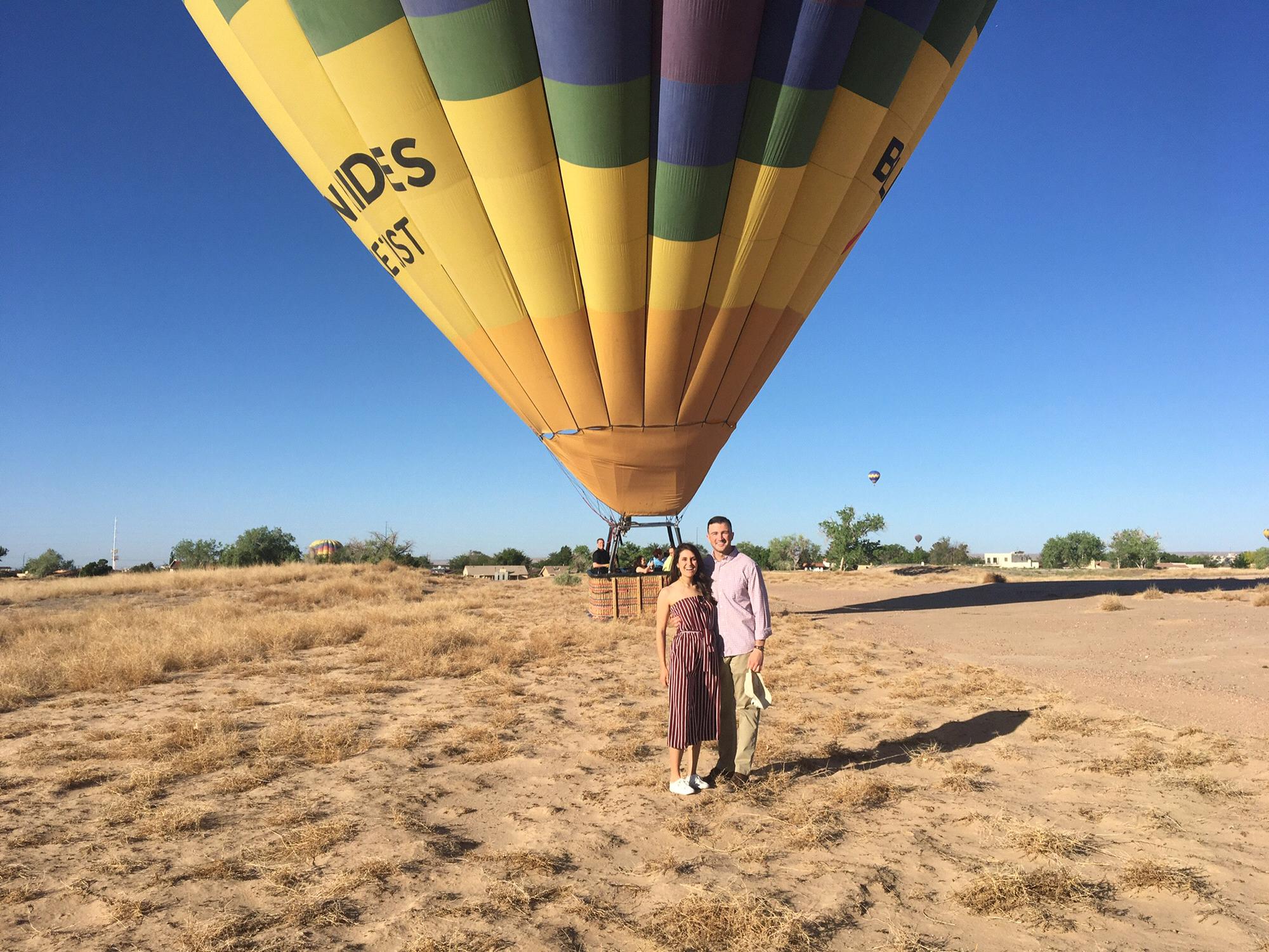 ABQ Hot air balloon surprise