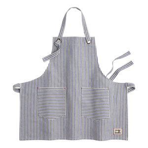 Blue and White Ticking Stripe Apron - World Market