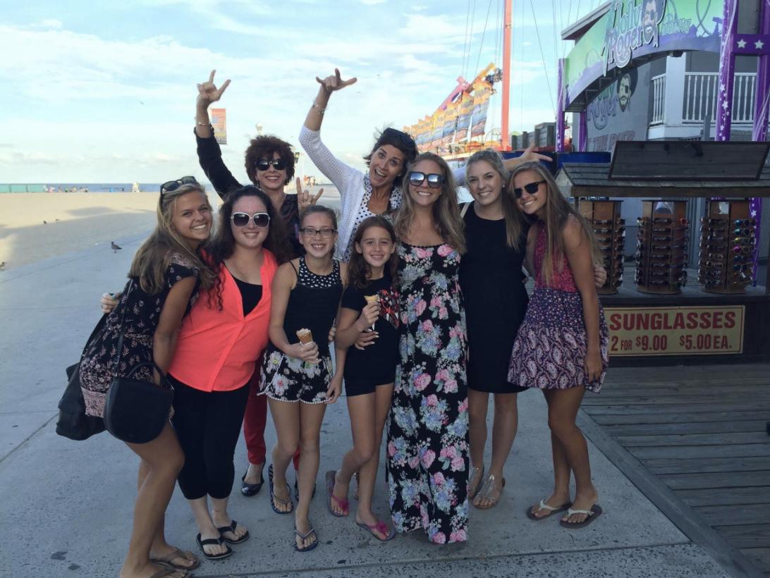 Cousins visiting Ocean City