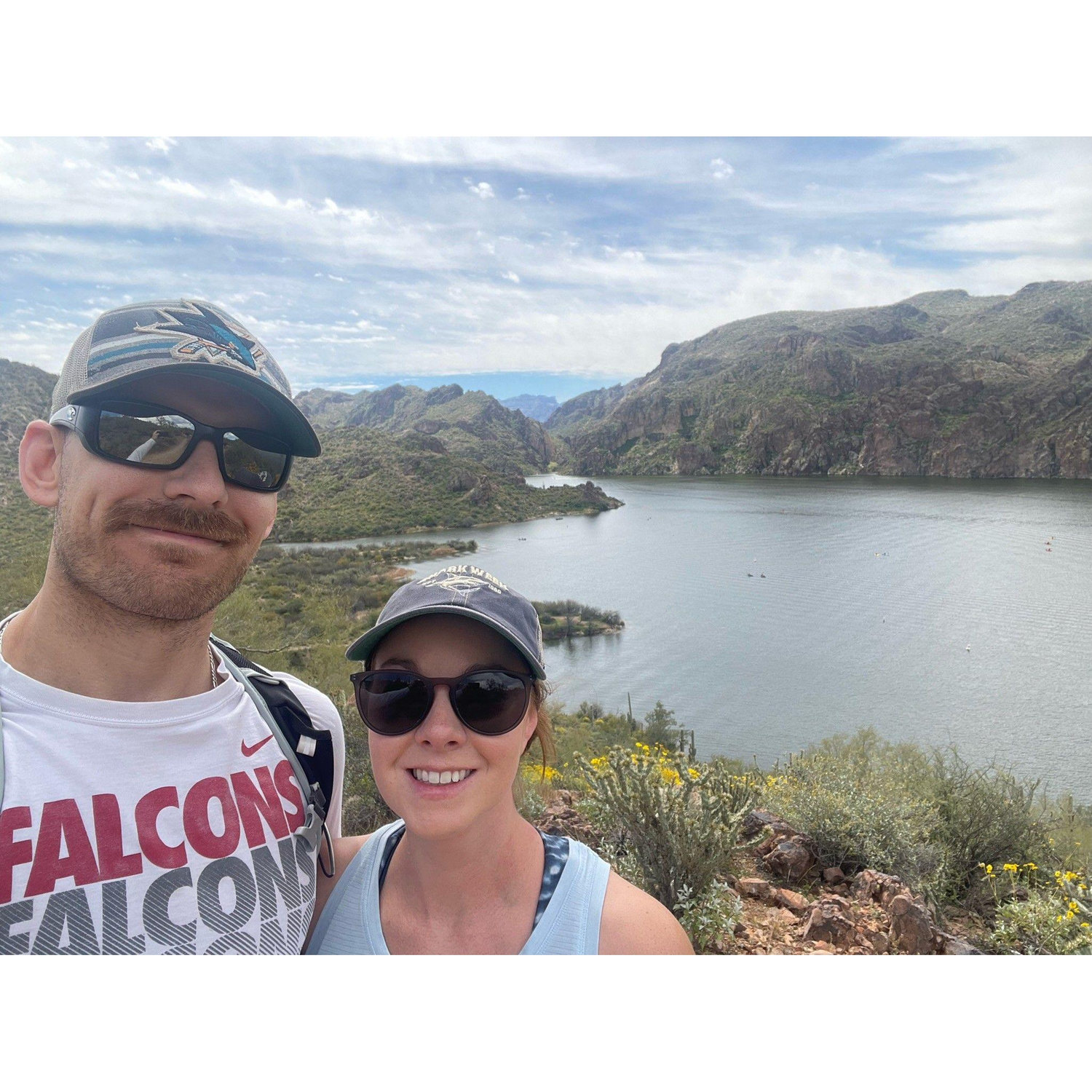 Lake hike in Phoenix, 2023