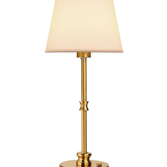 EppieBasic Cordless Table Lamp, 5200mAh Rechargeable Battery Operated Lamp, Portable LED Touch Light, Stepless Dimming, Small Gold with Fabric Shade, 2700K for Dining, Bedside, Bathroom