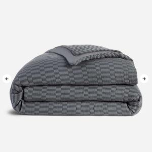 Woven Checkerboard Duvet Cover