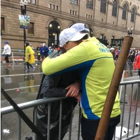 Finish Line of the Boston Marathon 2018
