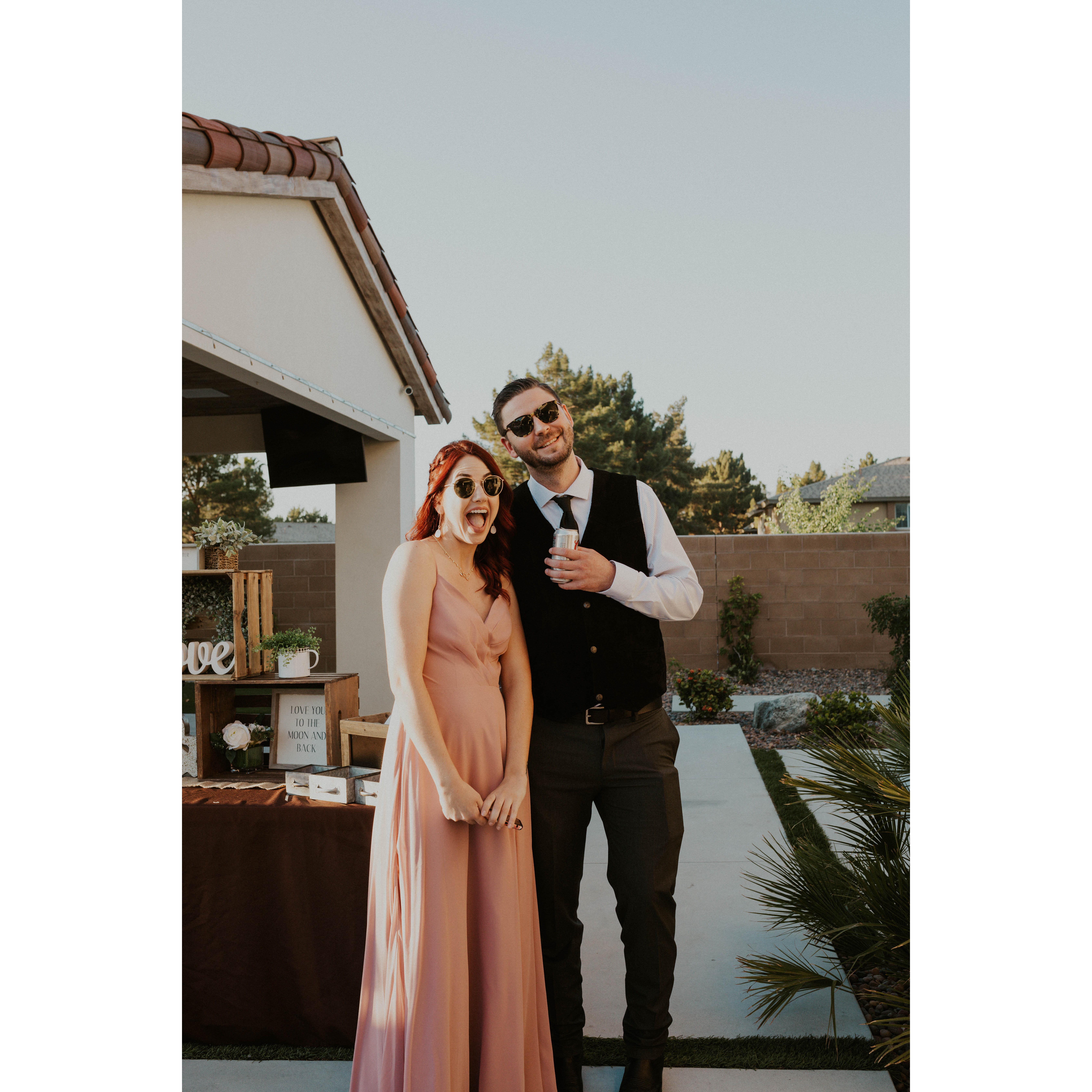 Brittany's best friend's wedding, March 2021